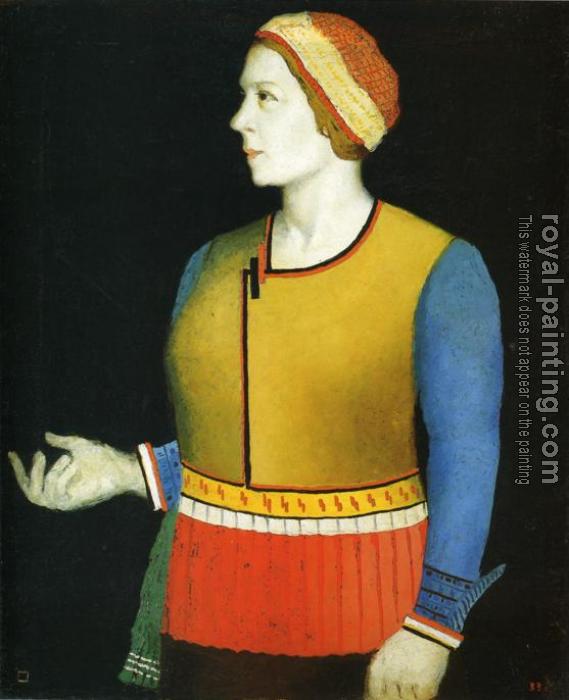 Kazimir Malevich : Portrait of Artist s Wife N.A. Malevich